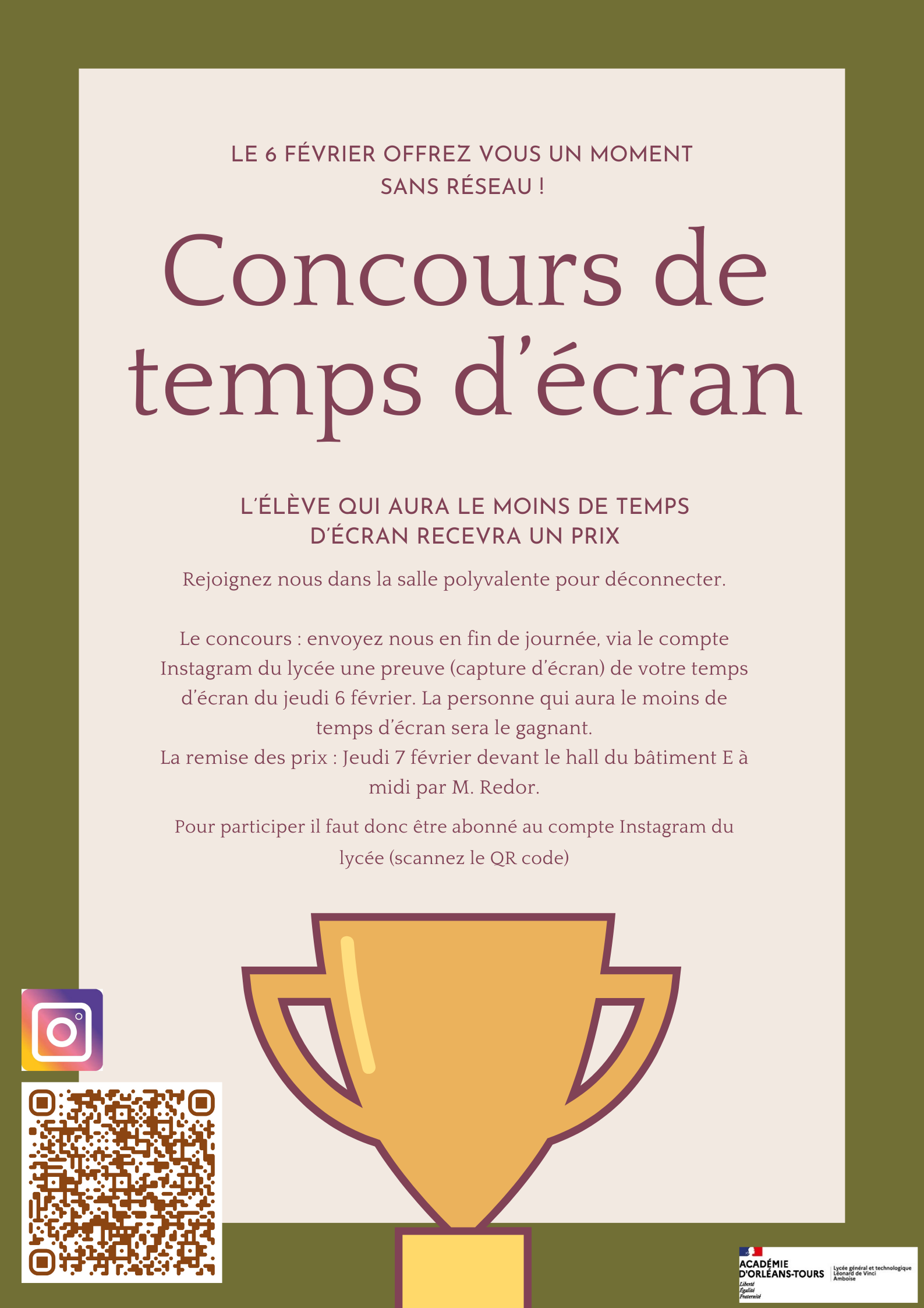 Affiche Concours projet