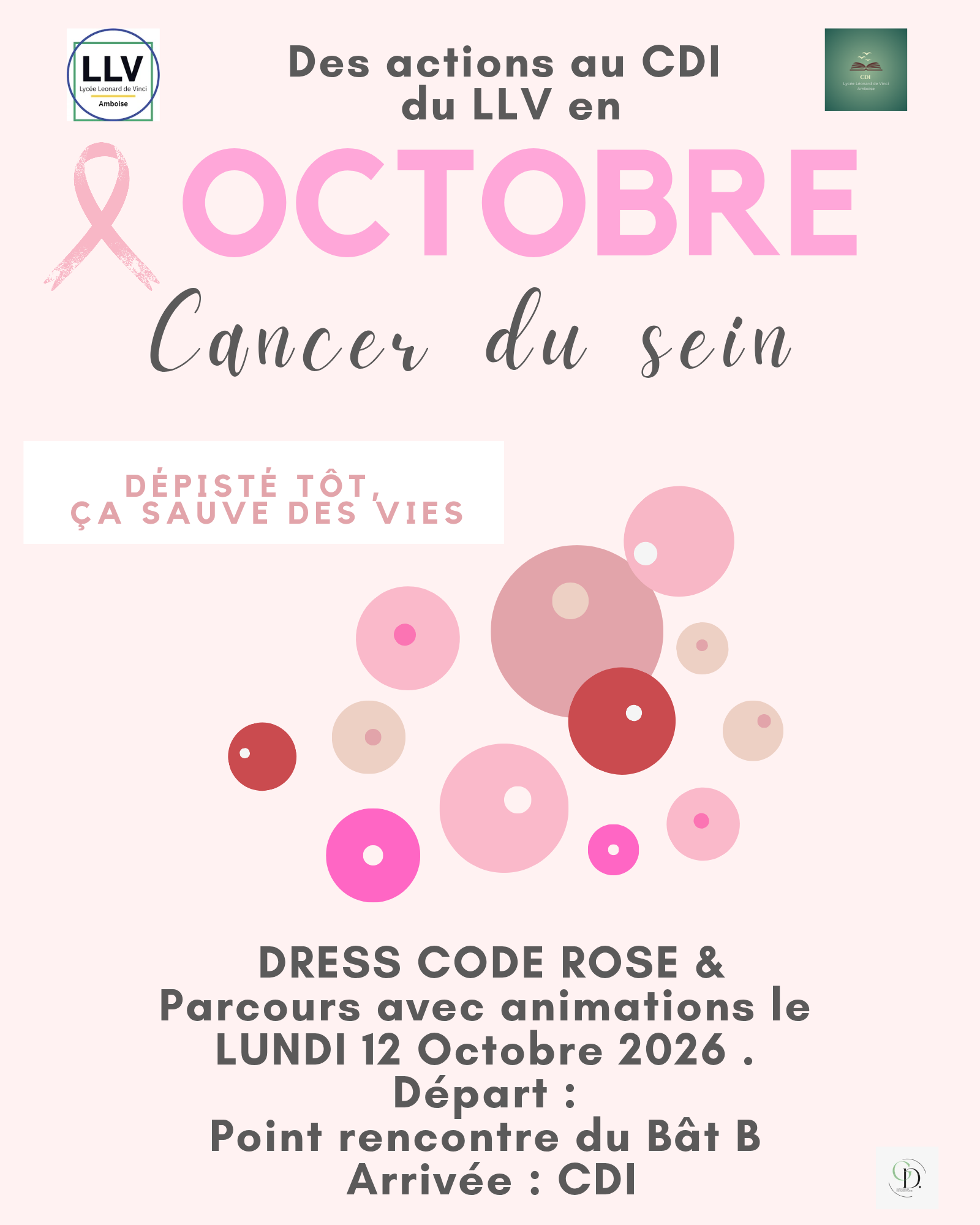 Affiche Octobre rose LLv